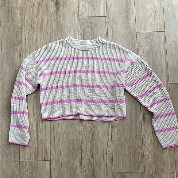 Only Sweaters - Only Women's Sweater in Cream and Pink